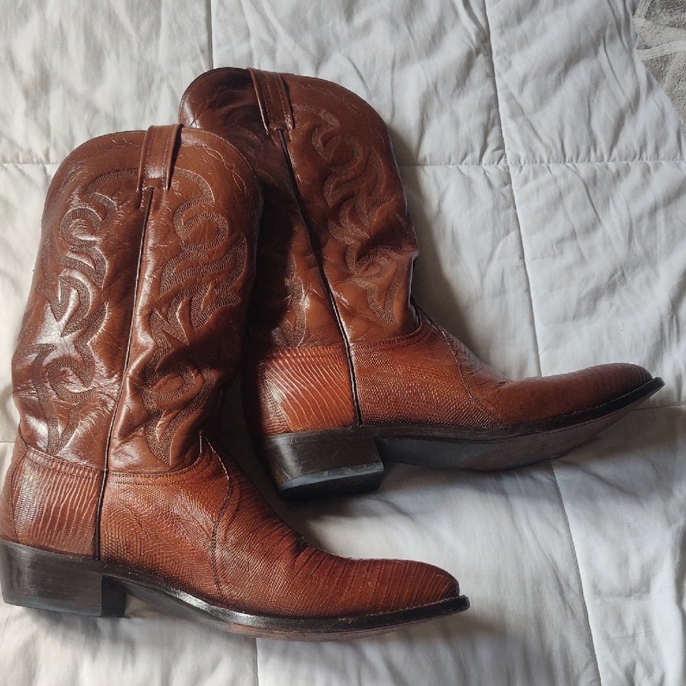 Dan Post Rich Brown Western Boots